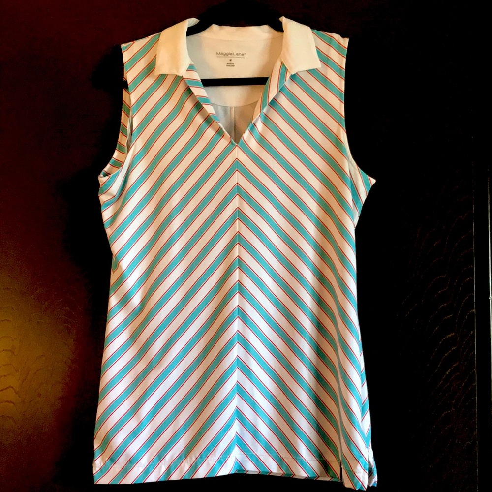 Sleeveless Golf Shirt by Maggie Lane